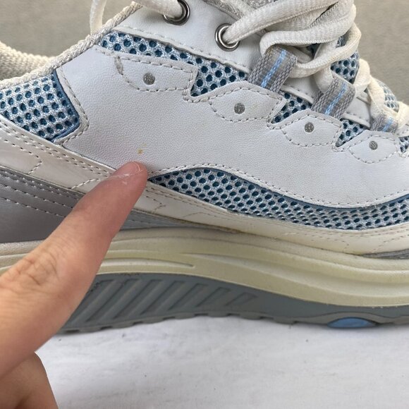 Sketchers‎ Shape Ups Women's White/Blue Toning Walking Sneakers 11803 Size 10 - Picture 5 of 16
